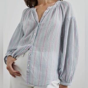 Rails Kenlie Placid Stripe Top Sz M